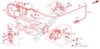 DROSSELKLAPPENGEHAEUSE(PGM FI) (1) für Honda PRELUDE 2.0I-16 2 Türen 5 gang-Schaltgetriebe 1989
