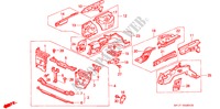 GEHAEUSESTRUKTUR(1) für Honda PRELUDE 2.0I-16 4WS 2 Türen 5 gang-Schaltgetriebe 1990