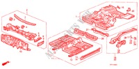 GEHAEUSESTRUKTUR(2) für Honda PRELUDE 2.0I-16 2 Türen 4 gang automatikgetriebe 1989