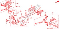 TUERSPERREN für Honda PRELUDE 2.0EX 2 Türen 5 gang-Schaltgetriebe 1988