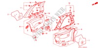 INNENVERKLEIDUNG für Honda PRELUDE 2.0I-16 4WS 2 Türen 5 gang-Schaltgetriebe 1991