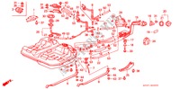 KRAFTSTOFFTANK für Honda PRELUDE 2.0EX 4WS 2 Türen 4 gang automatikgetriebe 1991