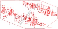 LICHTMASCHINE(DENSO) für Honda PRELUDE 2.0I-16 4WS 2 Türen 4 gang automatikgetriebe 1991