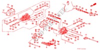 SEKUNDAERGEHAEUSE/SERVOGEHAEUSE für Honda PRELUDE 2.0EX 4WS 2 Türen 4 gang automatikgetriebe 1991