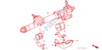 SERVOLENKGETRIEBE(4WS)(1) für Honda PRELUDE 2.0I-16 4WS 2 Türen 5 gang-Schaltgetriebe 1991