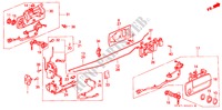 TUERSPERREN für Honda PRELUDE 2.0EX 2 Türen 5 gang-Schaltgetriebe 1991