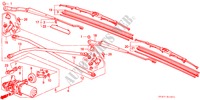 WINDSCHUTZSCHEIBENWISCHER (2) für Honda PRELUDE 2.0EX 2 Türen 4 gang automatikgetriebe 1991