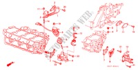 EGR STEUERVENTIL für Honda LEGEND COUPE V6 2.7I 2 Türen 5 gang-Schaltgetriebe 1989