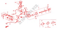 HAUPTKUPPLUNGSZYLINDER (LH) für Honda LEGEND COUPE V6 2.7I 2 Türen 5 gang-Schaltgetriebe 1989