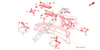 INSTRUMENT HALTERUNGEN(LH) für Honda LEGEND COUPE V6 2.7I 2 Türen 5 gang-Schaltgetriebe 1990