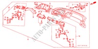 INSTRUMENTENBRETT(LH) für Honda LEGEND COUPE V6 2.7I 2 Türen 4 gang automatikgetriebe 1989