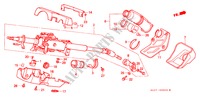 LENKSAEULE(LH) für Honda LEGEND COUPE V6 2 Türen 4 gang automatikgetriebe 1990