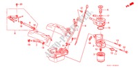 OELKUEHLER/OELFILTER für Honda LEGEND COUPE V6 2.7I 2 Türen 4 gang automatikgetriebe 1989
