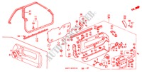 TUERVERKLEIDUNG, VORNE für Honda LEGEND COUPE V6 2 Türen 4 gang automatikgetriebe 1990