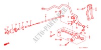 UNTERER ARM, VORNE/ STABILISATOR, VORNE für Honda LEGEND COUPE V6 2.7I 2 Türen 5 gang-Schaltgetriebe 1988