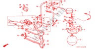 ABS SAMMELBEHAELTER für Honda CIVIC CRX 1.6I-VT 3 Türen 5 gang-Schaltgetriebe 1991