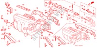 ANSAUGKRUEMMER(PGM FI) für Honda CIVIC CRX 1.6I-16 3 Türen 5 gang-Schaltgetriebe 1990