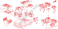 INNENLEUCHTE/SCHALTER für Honda CIVIC CRX 1.6I-16 3 Türen 5 gang-Schaltgetriebe 1990