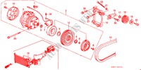 KLIMAANLAGE (KOMPRESSOR)(2) für Honda CIVIC CRX 1.6I-VT 3 Türen 5 gang-Schaltgetriebe 1990