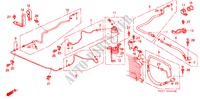 KLIMAANLAGE (SCHLAEUCHE/LEITUNGEN)(LH)('88) für Honda CIVIC CRX 1.6I 3 Türen 5 gang-Schaltgetriebe 1988