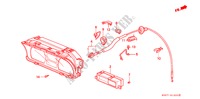 KOMBIINSTRUMENT für Honda CIVIC CRX 1.6I-16 3 Türen 5 gang-Schaltgetriebe 1990