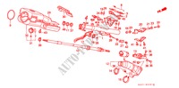 LENKSAEULE(NEIGUNG) (LH) für Honda CIVIC CRX 1.6I-16 3 Türen 5 gang-Schaltgetriebe 1990
