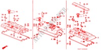 ZYLINDERKOPFDECKEL für Honda CIVIC CRX 1.6I-16 3 Türen 5 gang-Schaltgetriebe 1990