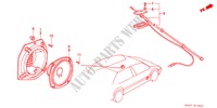 ANTENNE für Honda CIVIC 1.6I-16 3 Türen 5 gang-Schaltgetriebe 1991