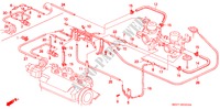 EINBAULEITUNG/ROHRE(3) für Honda CIVIC GL 3 Türen 4 gang automatikgetriebe 1988