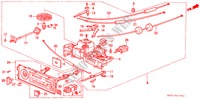 HEIZUNGSREGLER für Honda CIVIC 1.6I 3 Türen 5 gang-Schaltgetriebe 1988