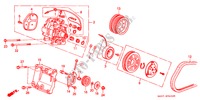 KLIMAANLAGE (KOMPRESSOR) für Honda CIVIC 1.6I-16 3 Türen 5 gang-Schaltgetriebe 1990