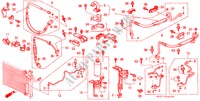 KLIMAANLAGE (SCHLAEUCHE/LEITUNGEN)(RH)('89 ) für Honda CIVIC GL 3 Türen 4 gang automatikgetriebe 1991