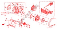 KLIMAANLAGE (KOMPRESSOR) für Honda CIVIC GL 4 Türen 5 gang-Schaltgetriebe 1991