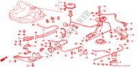 KRAFTSTOFFPUMPE/ZWEIWEGVENTIL für Honda CIVIC GL 4 Türen 4 gang automatikgetriebe 1988