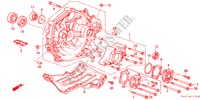 KUPPLUNGSGEHAEUSE/ TRANSFER ABDECKUNG(4WD) für Honda CIVIC 1.6I-4WD 4 Türen 5 gang-Schaltgetriebe 1989