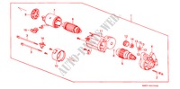 ANLASSER(DENSO)(1) für Honda CIVIC SHUTTLE GL 5 Türen 5 gang-Schaltgetriebe 1991