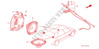 ANTENNE für Honda CIVIC SHUTTLE 1.6I-4WD 5 Türen 5 gang-Schaltgetriebe 1991