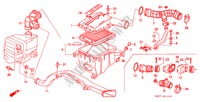 LUFTFILTER(2) für Honda CIVIC SHUTTLE 1.6I-4WD 5 Türen 5 gang-Schaltgetriebe 1988