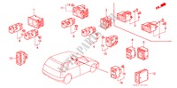 SCHALTER für Honda CIVIC SHUTTLE 1.6I-4WD 5 Türen 5 gang-Schaltgetriebe 1990