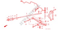 STABILISATOR, VORNE/ UNTERER ARM, VORNE für Honda CIVIC SHUTTLE GL 5 Türen 4 gang automatikgetriebe 1990