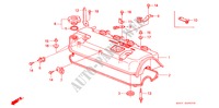 ZYLINDERKOPFDECKEL für Honda CIVIC SHUTTLE 1.6I-4WD 5 Türen 5 gang-Schaltgetriebe 1990