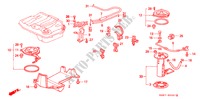KRAFTSTOFFPUMPE/ZWEIWEGVENTIL für Honda CIVIC SHUTTLE 1.6I-4WD 5 Türen 4 gang automatikgetriebe 1993