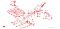 KRAFTSTOFFTANK für Honda CIVIC SHUTTLE 1.6I-4WD 5 Türen 5 gang-Schaltgetriebe 1995