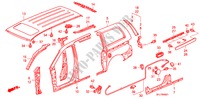 AUSSENBLECHE/DACHPLATTE(2) für Honda ODYSSEY EXL 5 Türen 5 gang automatikgetriebe 2009