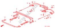 DACHGLEITTEILE für Honda ODYSSEY EXL 5 Türen 5 gang automatikgetriebe 2010