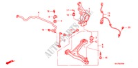 GELENK, VORNE für Honda ODYSSEY EXI 5 Türen 5 gang automatikgetriebe 2010