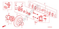 HINTERRADBREMSE für Honda ODYSSEY EXL 5 Türen 5 gang automatikgetriebe 2005