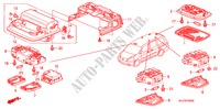 INNENLEUCHTE für Honda ODYSSEY EXI 5 Türen 5 gang automatikgetriebe 2010