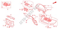 INSTRUMENTENBRETT(FAHRERSEITE) für Honda ODYSSEY EXI 5 Türen 5 gang automatikgetriebe 2009
