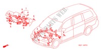 KABELBAUM(2) für Honda ODYSSEY EXI 5 Türen 5 gang automatikgetriebe 2010